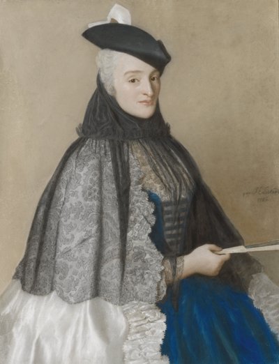 Porträt von Catherine Bégon, 1746 von Jean Étienne Liotard